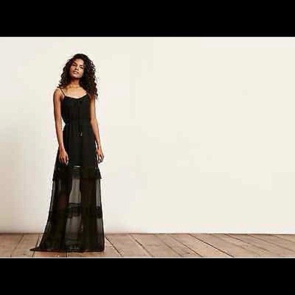 Haute Hippie Dresses & Skirts - Haute Hippie Sheer Tiered Black Gown-NWT-$495-SMall